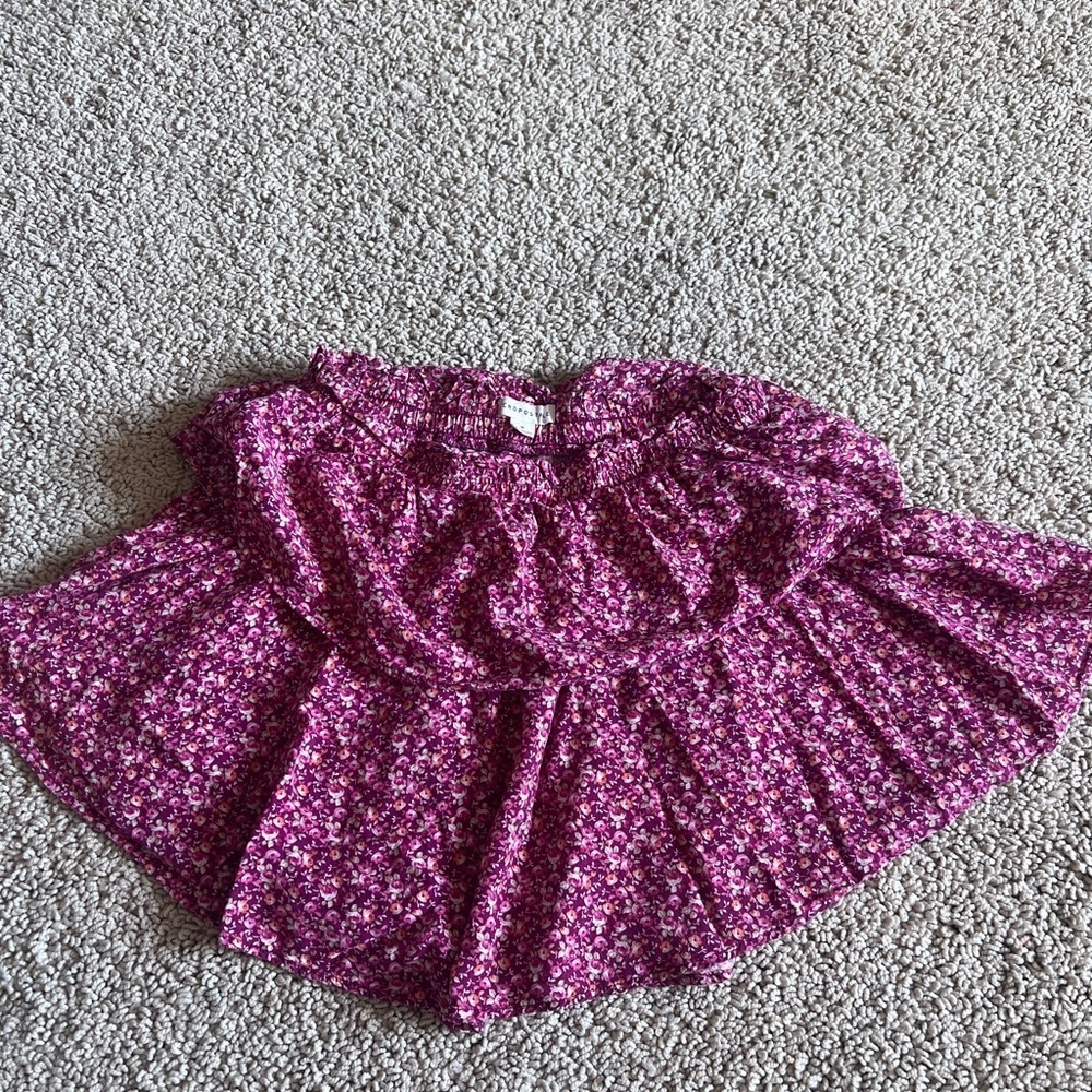 Aeropostale Pink Ruffled Tiered Mini Skirt 310 - Picture 7 of 9